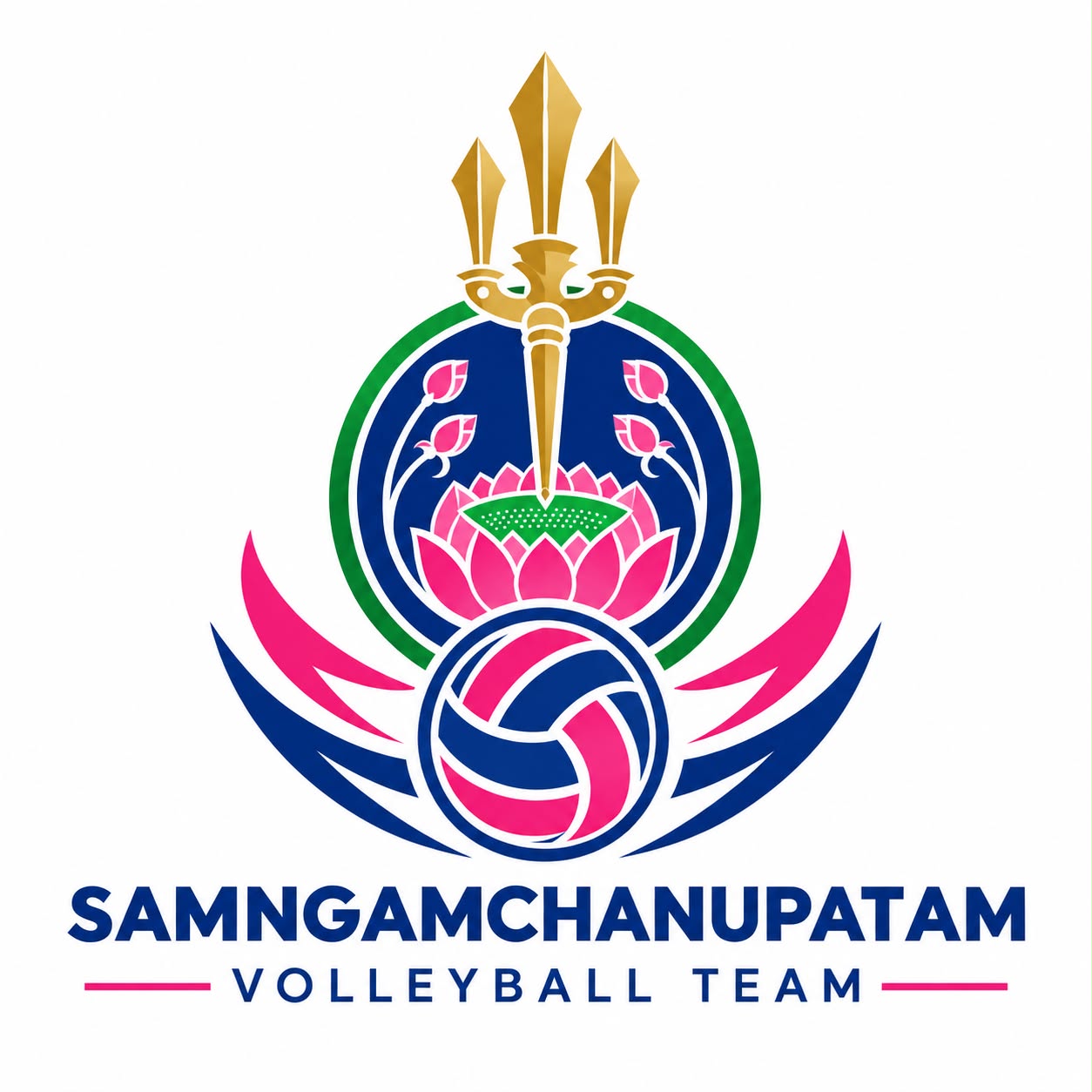 โลโก้ทีมสามง่ามชนูปถัมภ์