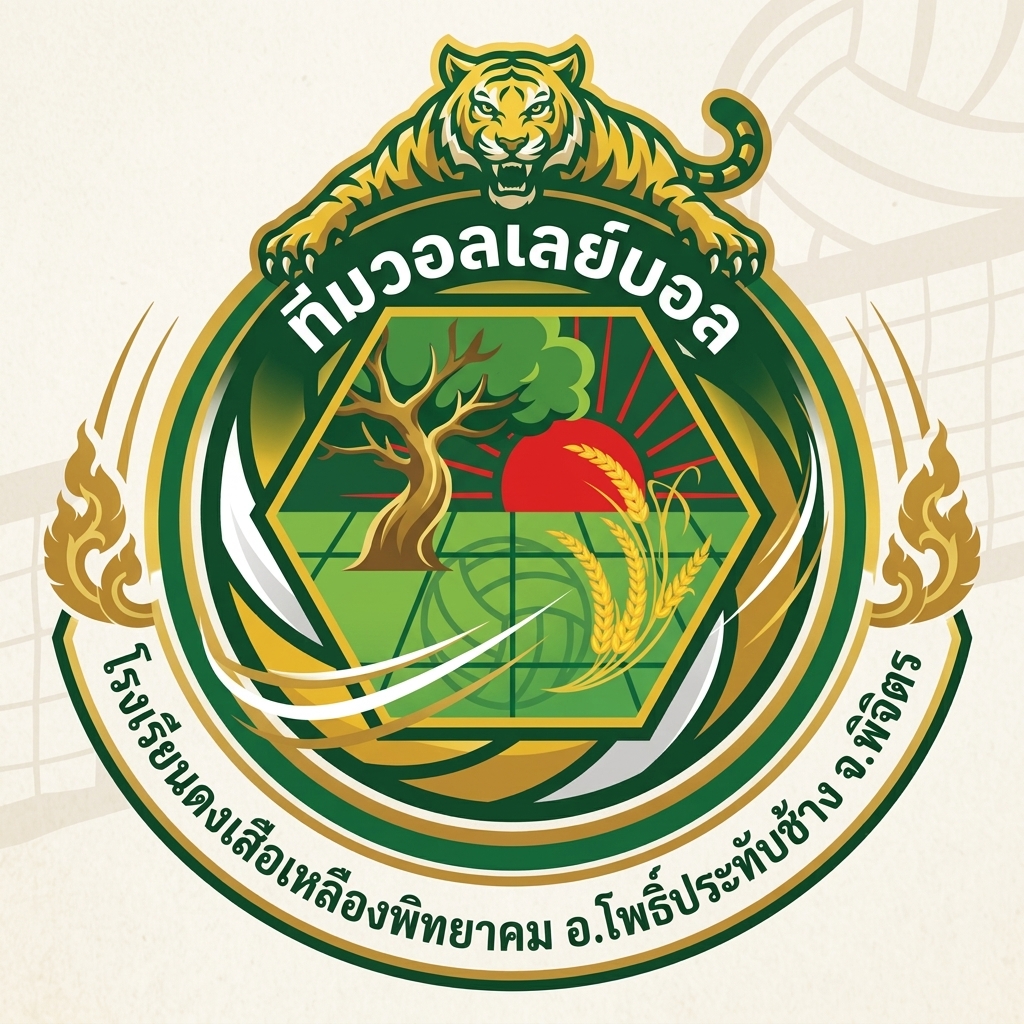 โลโก้ทีมโรงเรียนดงเสือเหลืองพิทยาคม